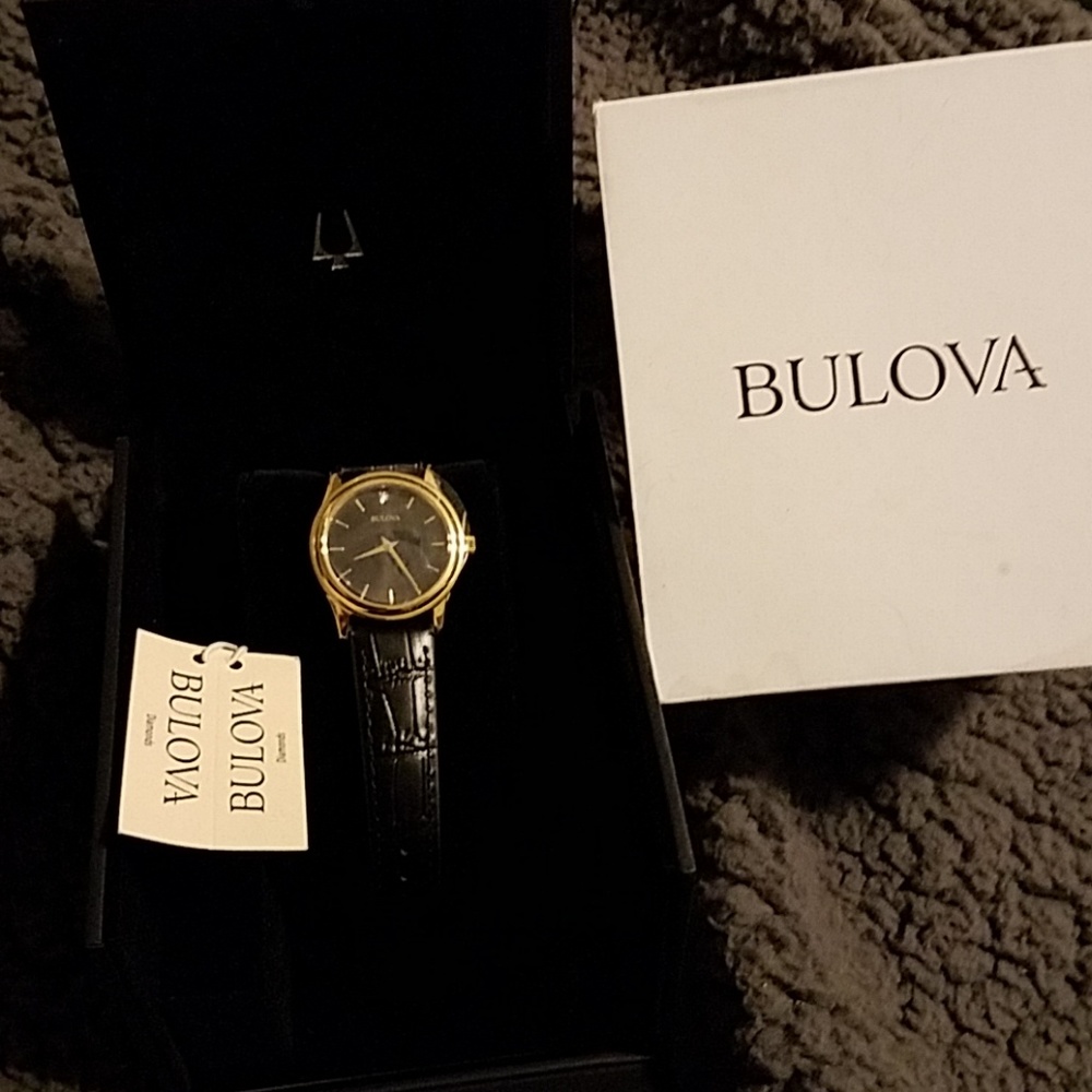 Bulova ladies watch new in box never worn